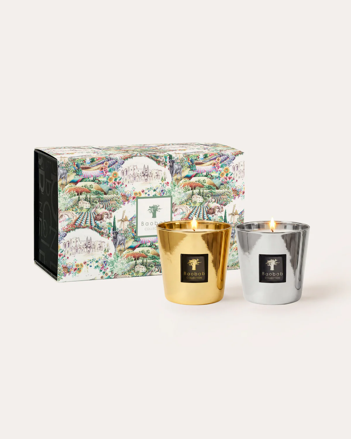 Les Exclusives Aurum & Platinum Duo Scented Candles