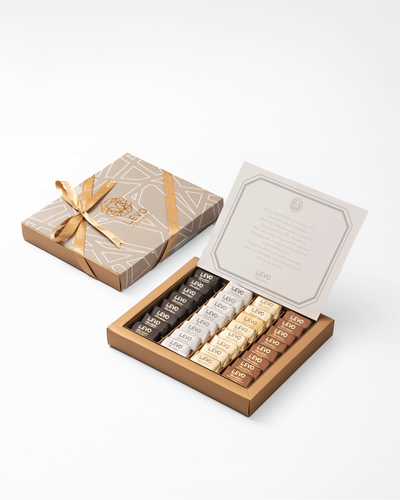 Gianduiotto 32 pieces wrapped chocolate box