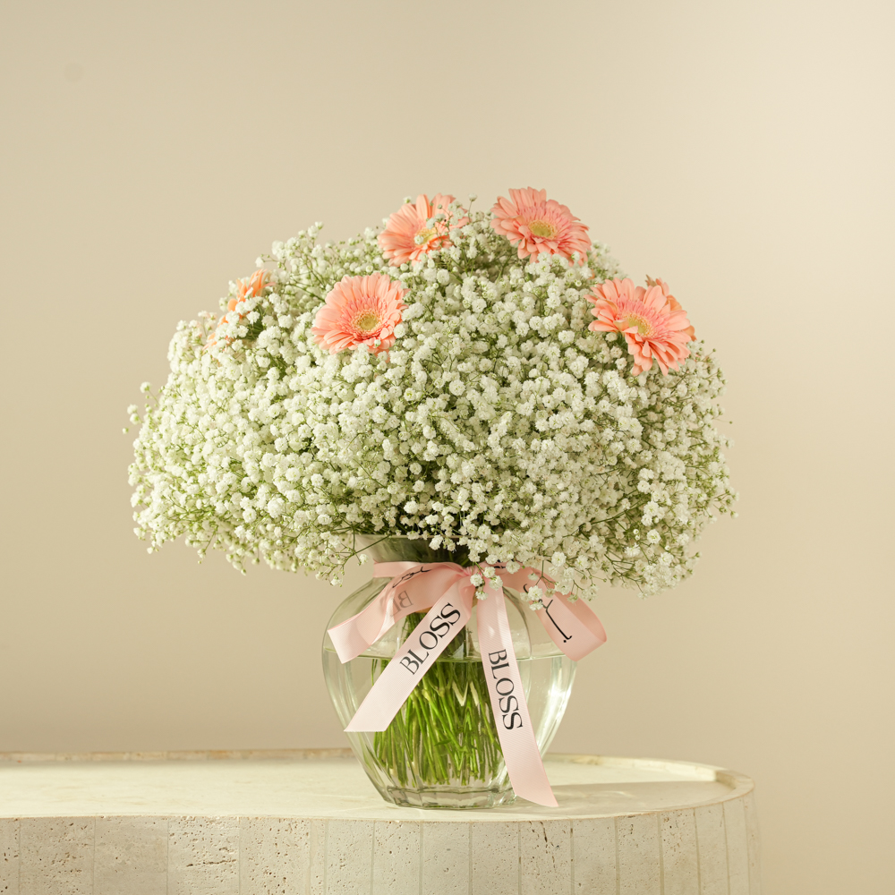 Pink Cloud Blossom Vase