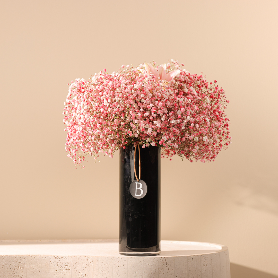 Black & Pink vase