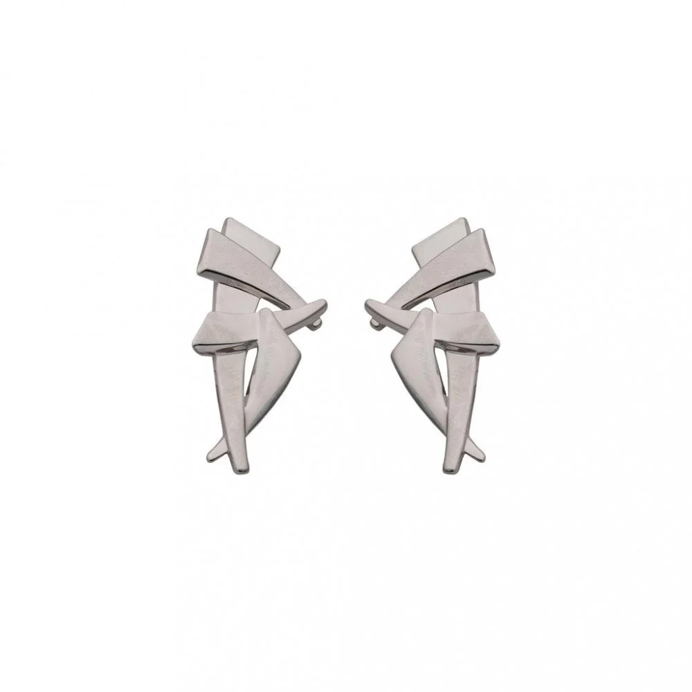 Earring | X-cross-S by FLUORITE
