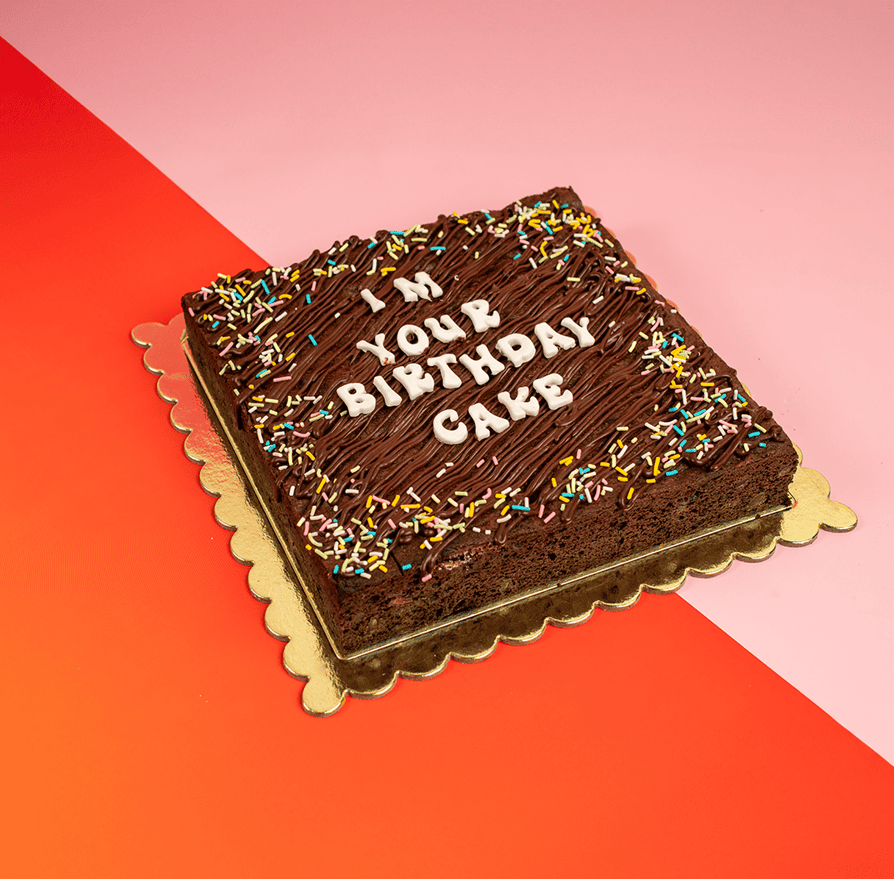 Cakey Wakey "The Birthday" Brownie Slab